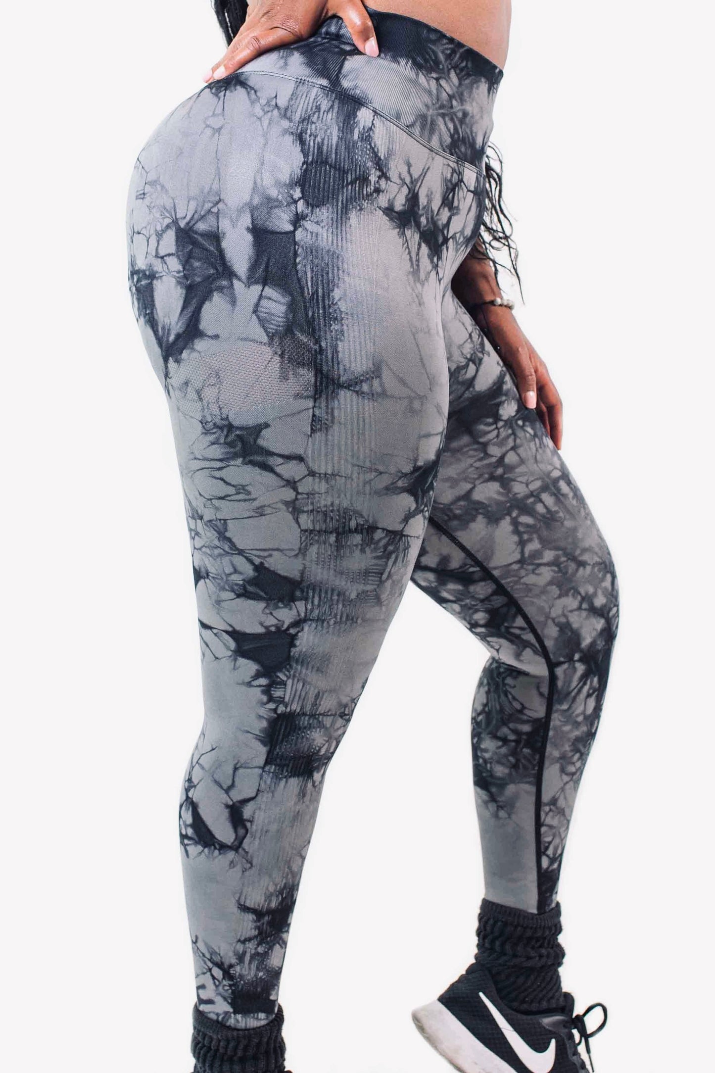 Allatass Scrunch Booty Legging- Tie Dye