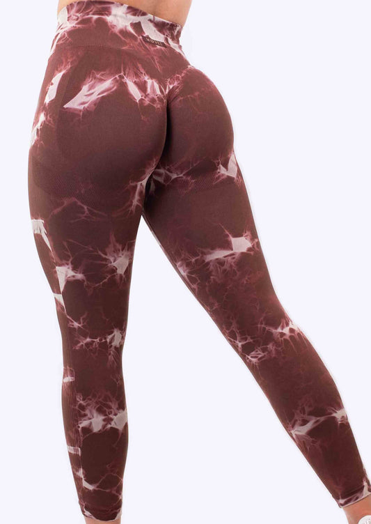 Allatass Scrunch Booty Legging- Tie Dye